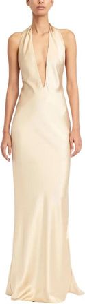 16Arlington Maren Gown - Dames - Avondkleed - Beige - M - Polyester - Kleedjes