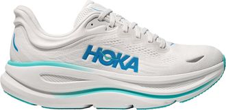 Hoka One One Bondi 9 Running Shoes in White/Blue Men