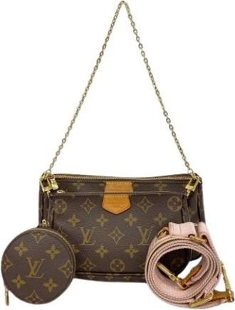 Louis Vuitton Pre-owned Cross Body Bags, female, Brown, Size: ONE SIZE Pre-owned Multi Pochette Accessoires