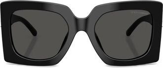 Dolce & Gabbana Eyewear embellished square-frame sunglasses - women - Acetate - 54 - Black