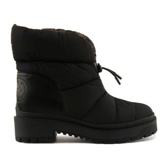 Guess Padded Logo Ankle Boots - female - Guess - Winter Boots - Black - 3 UK - Shoes
