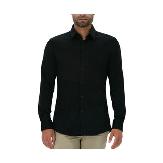 HUGO BOSS P-Hank Kent overhemd - Heren - Overhemden - Zwart - Maat: 4XL Katoen