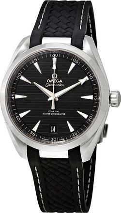 Omega Pre-owned Omega Seamaster Aqua Terra Automatic Black Dial Mens Watch 220.12.41.21.01.001