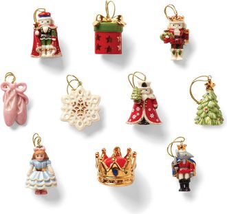 Lenox The Nutcracker 10Pc Ornament Set