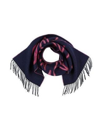 【関税&送料込】Valentino Garavani Midnight Blue Wool Scarf Valentino Garavani Midnight Blue Wool Scarf | italist