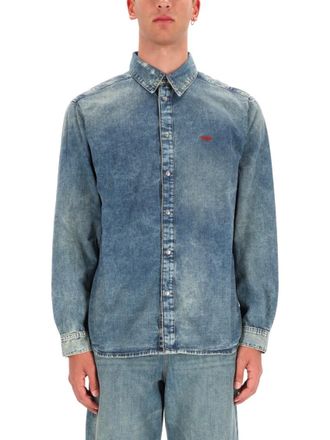 Diesel Light Blue Logo Shirt