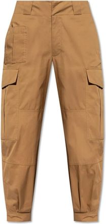 Alexander McQueen Cargo zak broek - Heren - Wijde Broeken - Bruin - XL - Katoen - Broeken