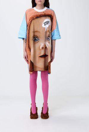 Moschino Abito a t-shirt Moschino Couture in cotone stampato