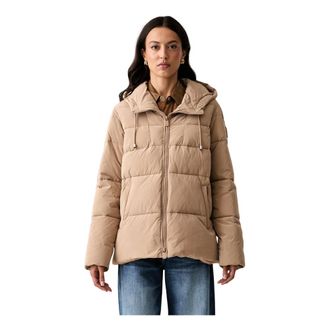 Pinko Pinko, Jassen, Dames, Beige, L, Polyester, Eleodoro