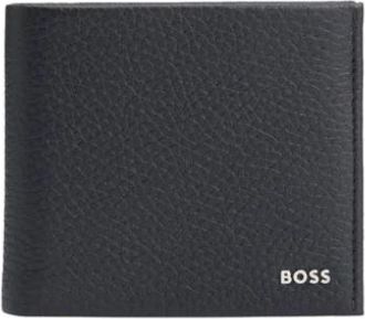 HUGO BOSS Nieuwe Crosstown Bifold Portemonnee - Heren - Portefeuilles - Zwart - ONE Size - Leer - Accessoires