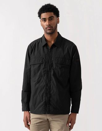 HUGO BOSS Mens BOSS Orange Lotape Mens Long Sleeve Shirt - Black 001 - Size: 38/Regular