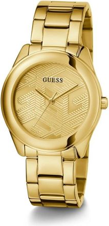 Guess Cubed 40 mm Horloge - Dames - Horloges - Geel - ONE Size - Accessoires