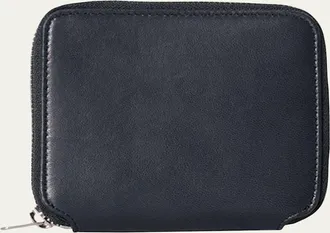 The Row Mens Small Leather Zip Wallet