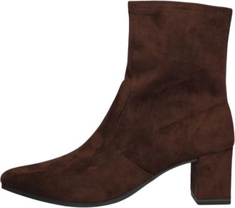 Stefano Lauran Enkellaarsjes 25354 - Dames - Schoenen - Bruin - Maat: 39 EU Su&egrave;de