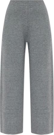 Sportmax Sportmax, Wide Trousers, female, Gray, Size: M Wool trousers Sella