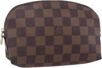 Louis Vuitton Pre-owned Vintage Canvas Clutch - Dames - Vintage Clutch - Bruin - ONE Size - Vintage