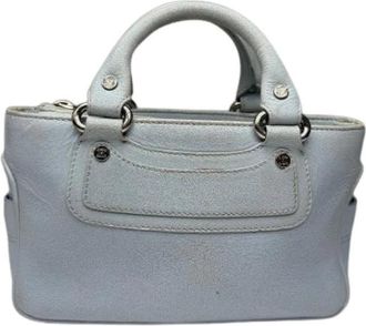 Celine Pre-owned Vintage Handbag - Dames - Vintage Handtas - Blauw - ONE Size - Leer - Vintage