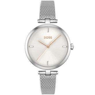 HUGO BOSS Majesty Horloge - Dames - Horloges - Grijs - ONE Size - Accessoires