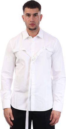Off-white Heren Off White Buckle Up overhemd in wit