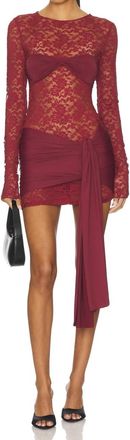 Lioness Midnight Mini Dress In Garnet