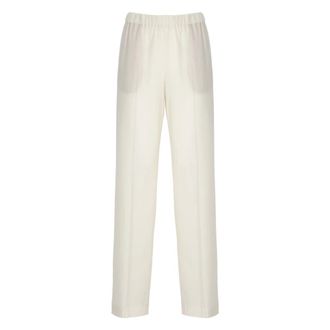 Fabiana Filippi Straight Trousers - female - Fabiana Filippi - Straight Trousers - White - 2XS - Trousers