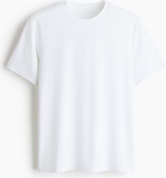 H&M Warming T-Shirt in Regular Fit - White
