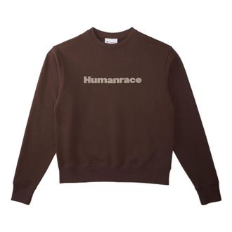 adidas x Pharrell Humanrace Logo Sweatshirt Brown HI5541
