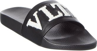 Valentino Vltn Leather Slide