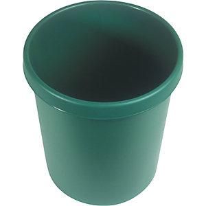 Helit Papelera De Polietileno Capacidad 30 L Ue 5 Unid Verde