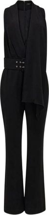 Marciano Hawkins Ceintuur Jumpsuit - Dames - Jumpsuits - Zwart - XL - Polyester - Jumpsuits & Playsuits