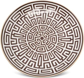 Ginori 1735 Home, Dames, Bruin, ONE Size, Labirinto Centerpiece Plate