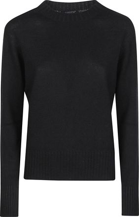 Aragona Ribbed Cashmere Crewneck Sweater