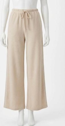 Z Supply Take All French Terry Track Pant In Crystal