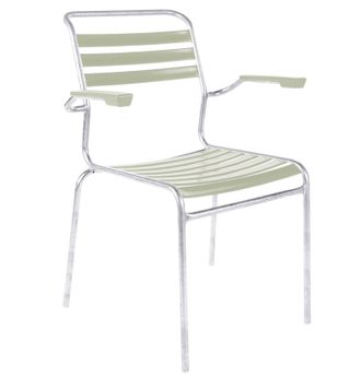 Schubiger M&ouml;bel L&auml;ttli-Stuhl S&auml;ntis mit Armlehnen