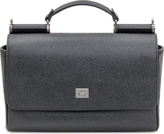 Dolce & Gabbana Sicily Bag - Heren - Handtassen - Zwart - ONE Size - Leer - Tassen