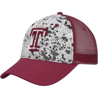 Colosseum Mens Colosseum Gray/Cherry Temple Owls Love Fern Trucker Snapback Hat at Nordstrom