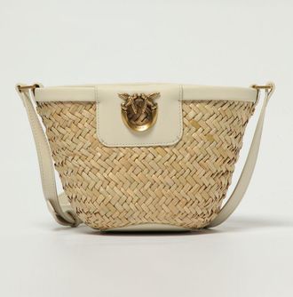 Pinko Borsa a secchiello in rafia Pinko
