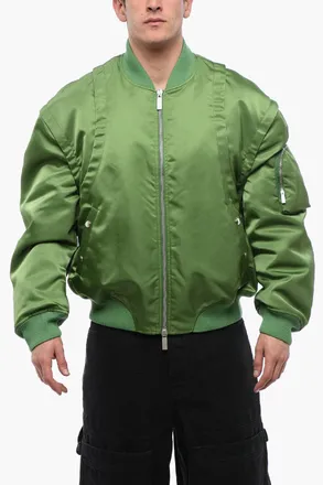 Off-white Padded Bomber ARROW With Removable Sleeves Off-White