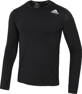 adidas TF Turf Ls Casual Sports Training Round Neck Long Sleeves Black GM5038