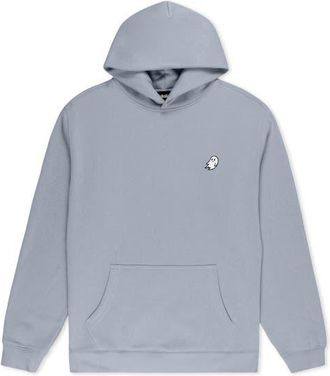Dalix Ghost Relaxed Midweight Fleece Pullover Hoodie in Powder at Nordstrom, Size Xx-Large