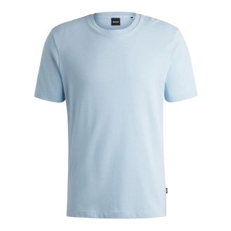 HUGO BOSS Heren, Tops, Blauw, Maat: M Katoen