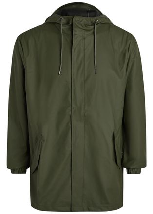 Rains Fishtail Waterproof Jacket - Green - XL