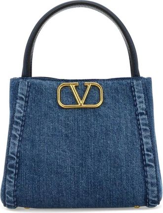 Valentino Garavani Denim Small Alltime Handbag