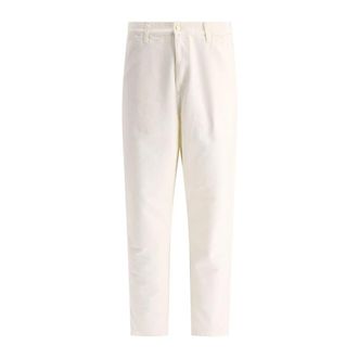 Carhartt Work in Progress Single Knee Pants - Heren - Broeken - Wit - Maat: W28 L32 Katoen