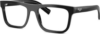 Prada Occhiali rettangolari - Nero