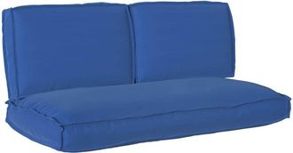 vidaXL Cushion Set 3 pcs Royal Blue Oxford Fabric vidaXL