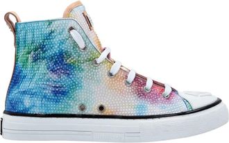 Philipp Plein Satin Hi-Top Sneakers - Dames - Sneakers - Veelkleurig - 35 EU - Leer - Schoenen
