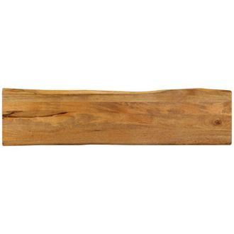 vidaXL Piano Tavolo 160x40x2,5 cm Bordi Vivi in Legno Massello Mango vidaXL 376426
