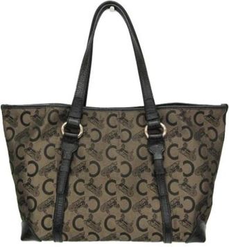 Celine Pre-owned Tote Bags, female, Beige, Size: ONE SIZE Pre-owned Vintage Canvas Tote Bag