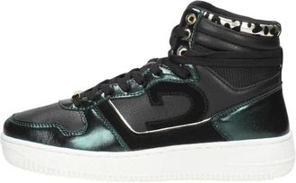 Cruyff Campo High Lux Sneakers - Dames - Sneakers - Groen - 37 EU - Leer - Schoenen